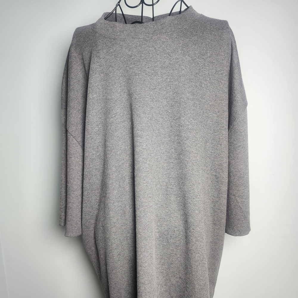 Knickerbocker Ribbed Tee Mens XL Gray NWT Minimalist Streetwear